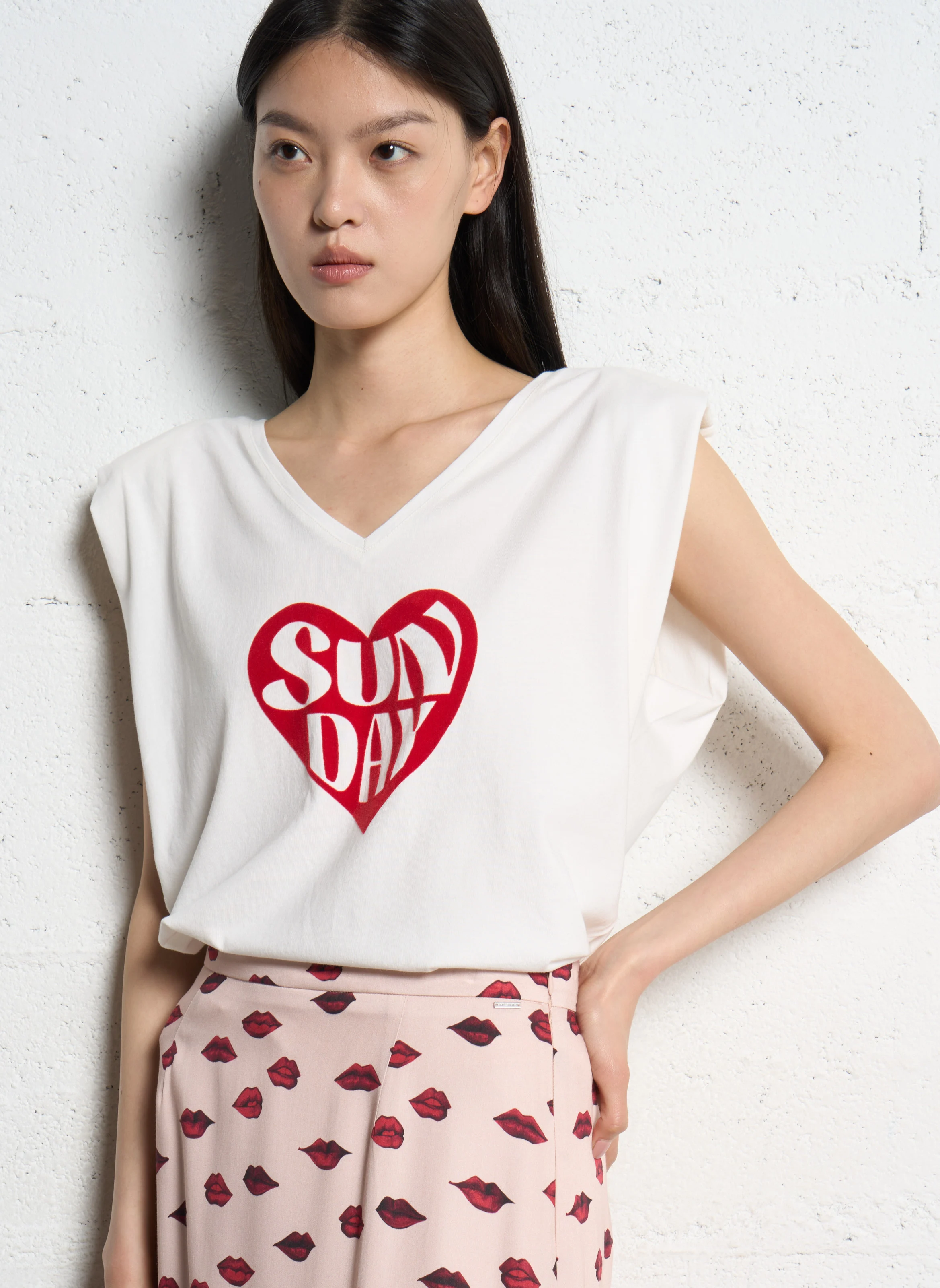 IKKS Basic cotton T-shirt White