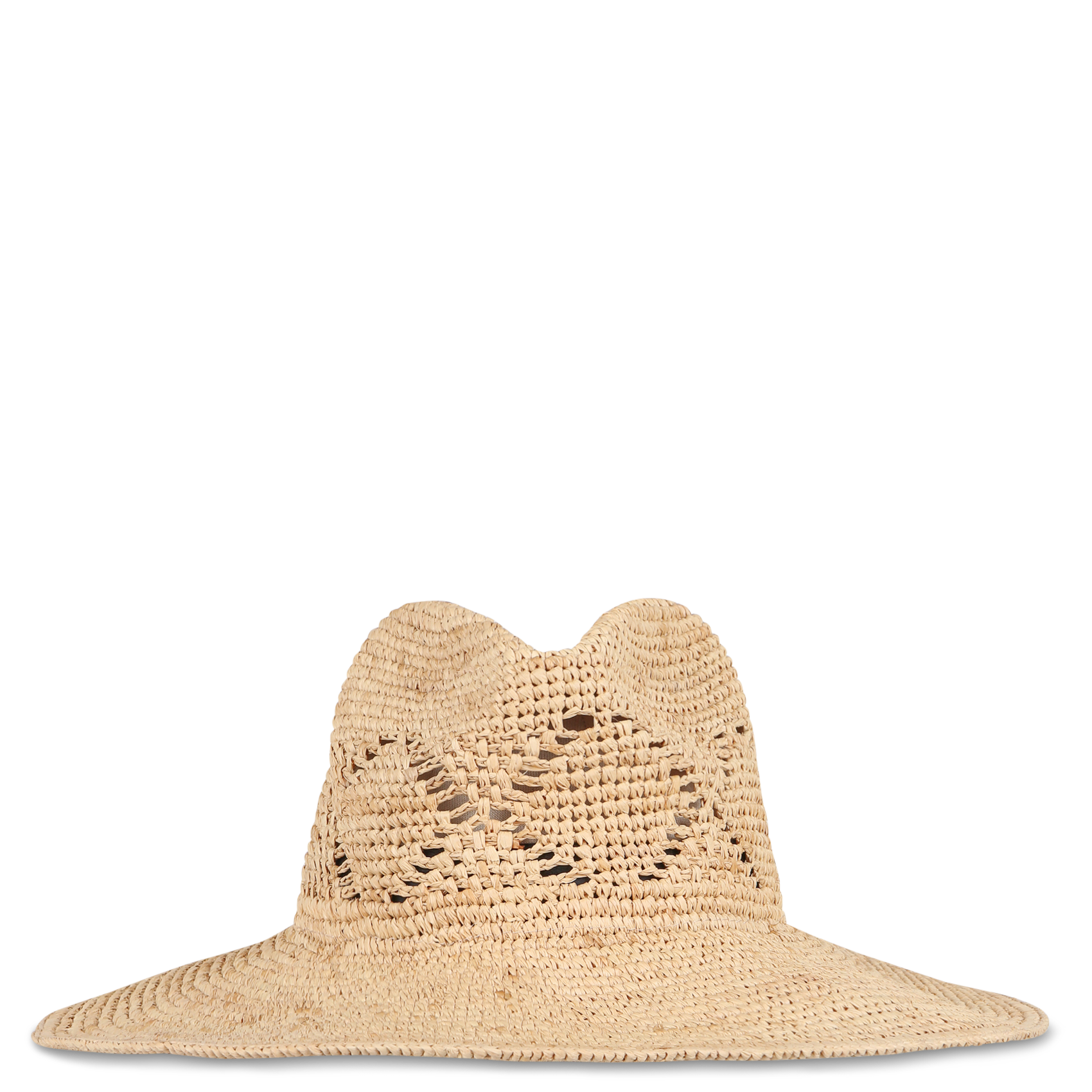 CAMALYA Adjustable openwork woven raffia hat CAPRIA Beige 2 CAMALYA Adjustable openwork woven raffia hat CAPRIA Beige