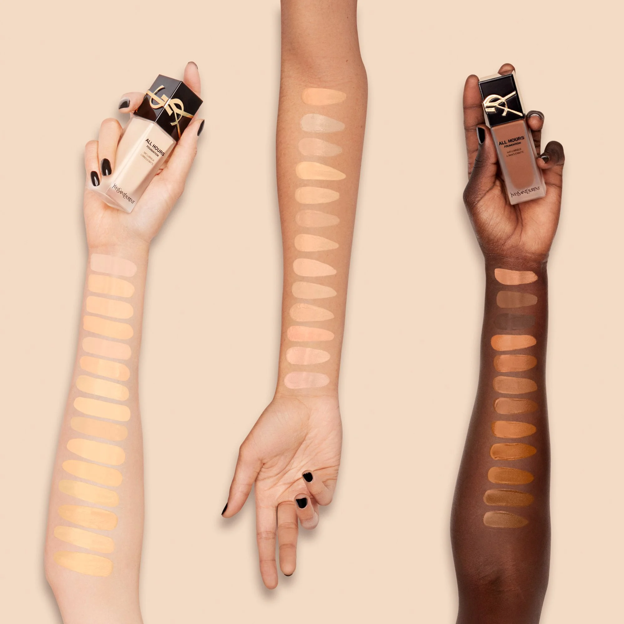 YVES SAINT LAURENT HIGH COVERAGE 24H* LUMINOUS MATTE FOUNDATION Lc6 3 YVES SAINT LAURENT HIGH COVERAGE 24H* LUMINOUS MATTE FOUNDATION Lc6