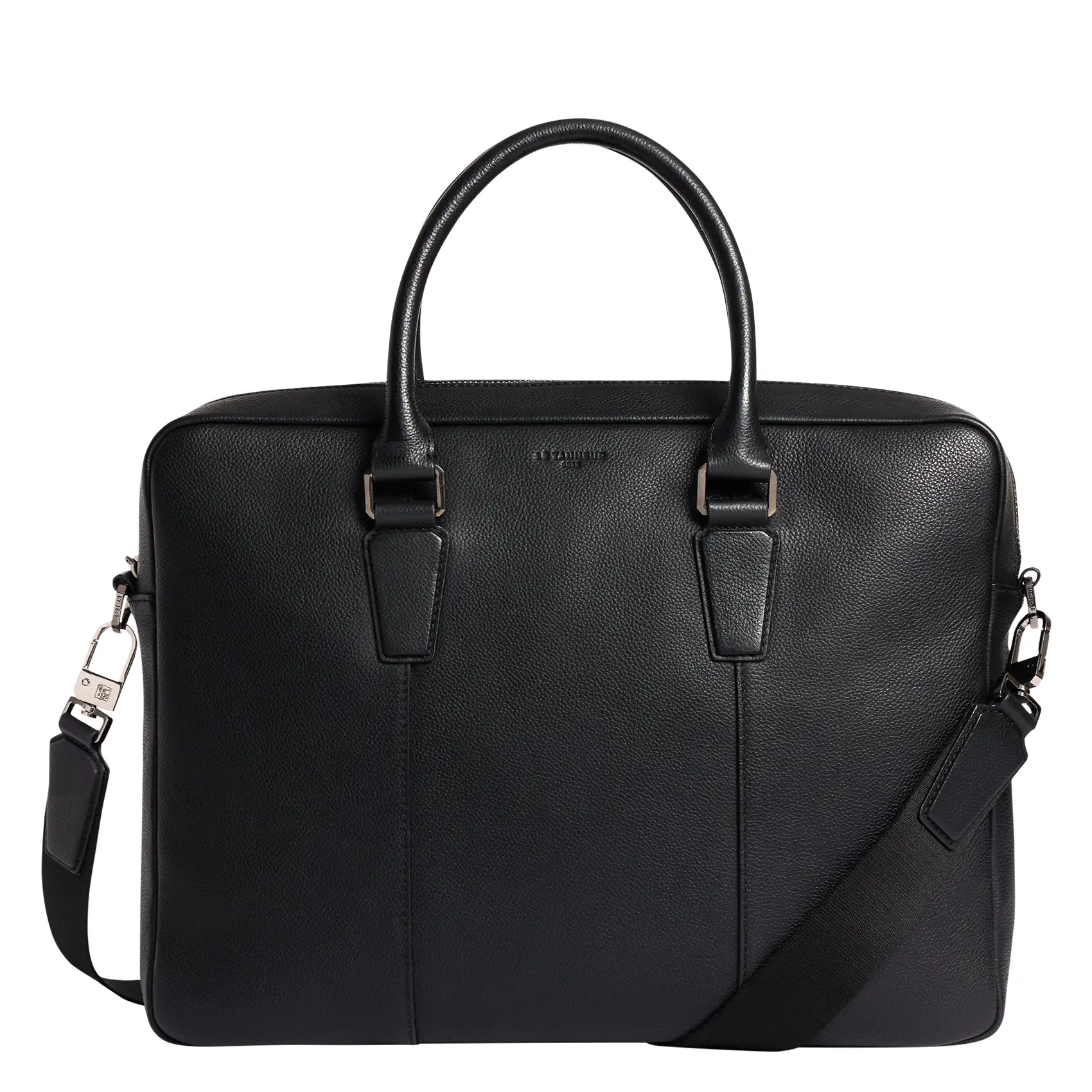 LE TANNEUR Leather document holder MARCEAU Black