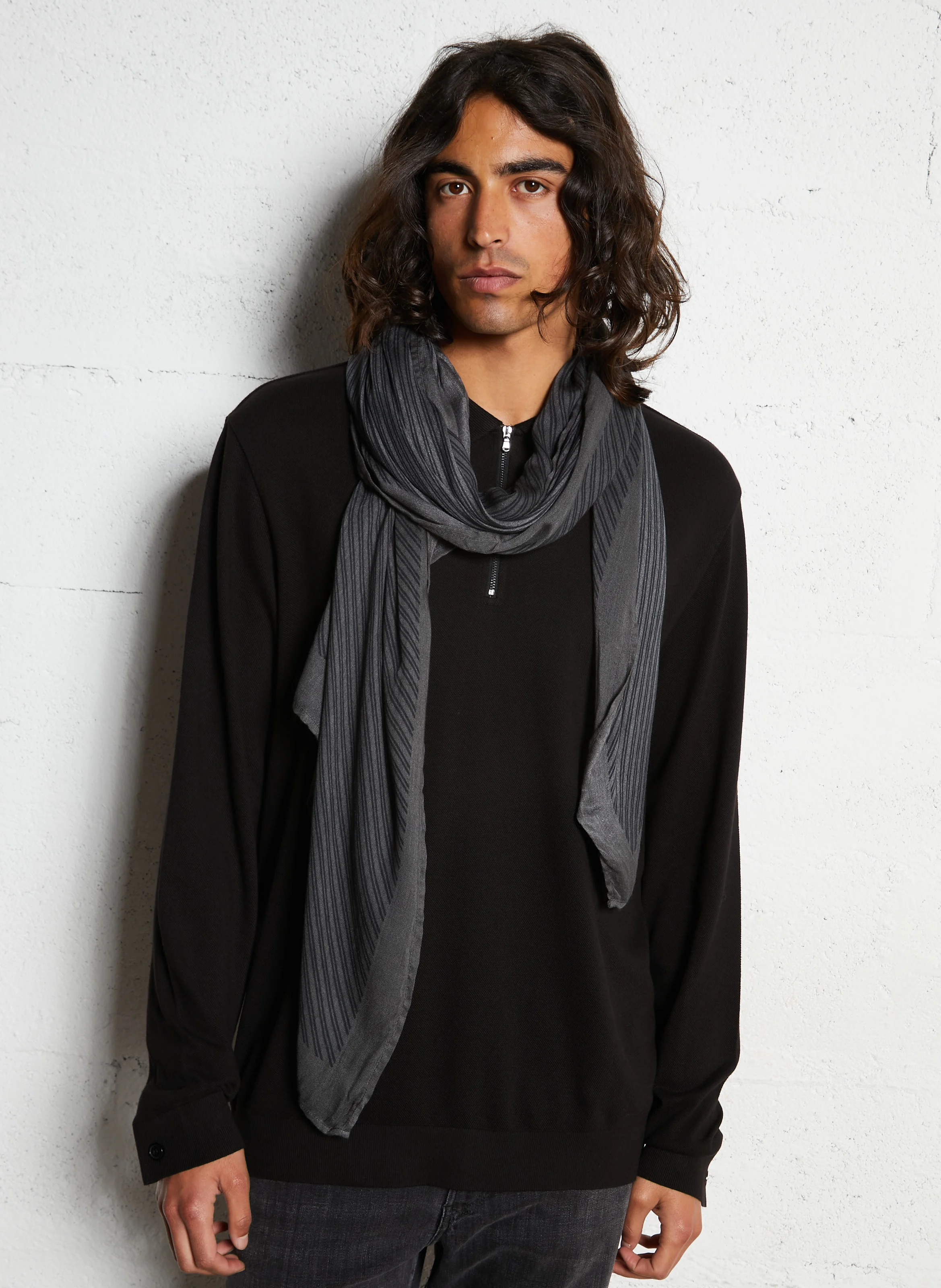 IKKS Knitted scarf Grey