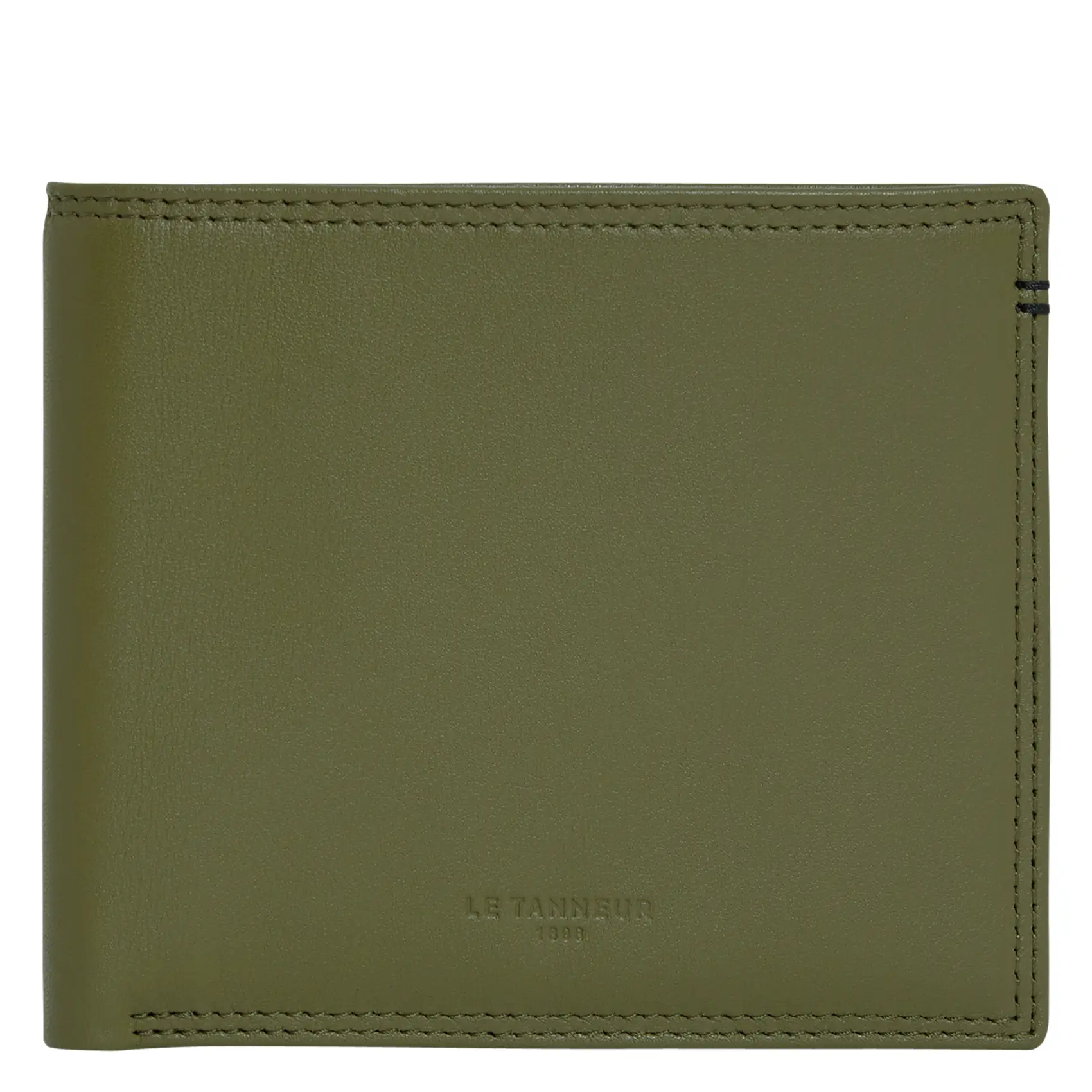 LE TANNEUR Smooth leather wallet MARTIN Multicolored