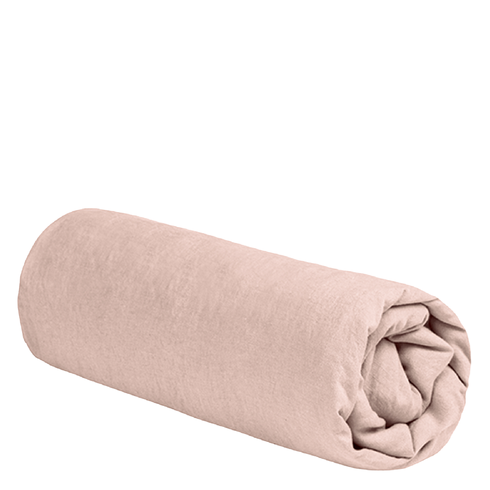AU PRINTEMPS PARIS MAISON Washed linen fitted sheet DH LIN Pink