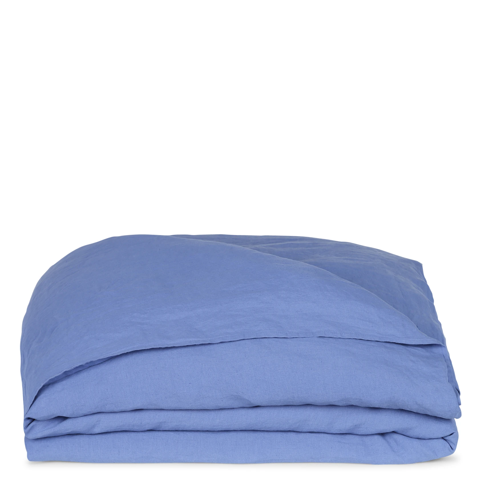 AU PRINTEMPS PARIS MAISON Washed linen duvet cover HC LIN Blue