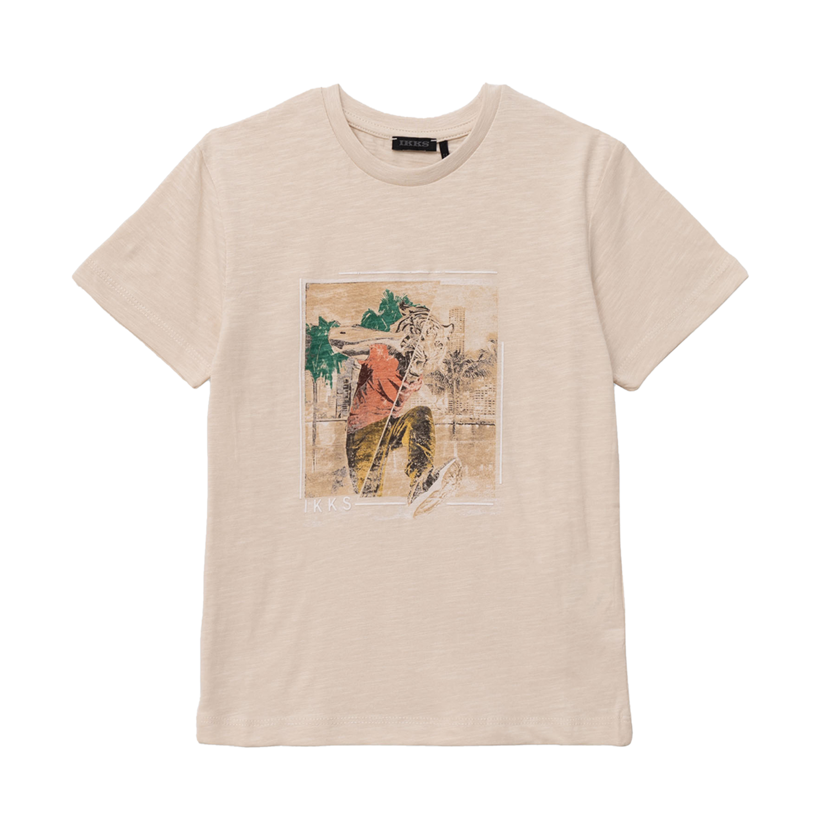 IKKS JUNIOR Camiliday round-neck sleeveless cotton top White