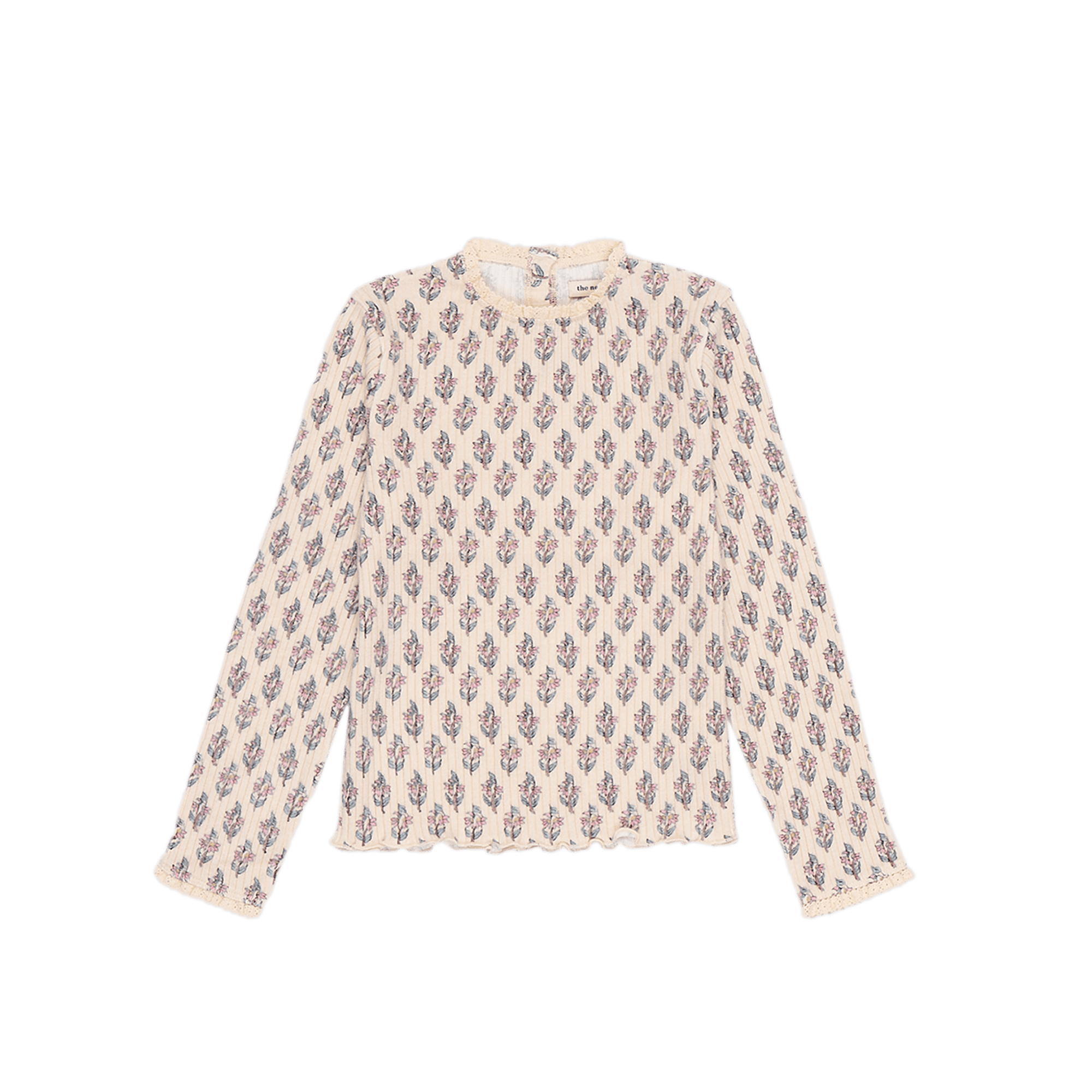 THE NEW SOCIETY Round-neck printed cotton T-shirt BETSY Pink