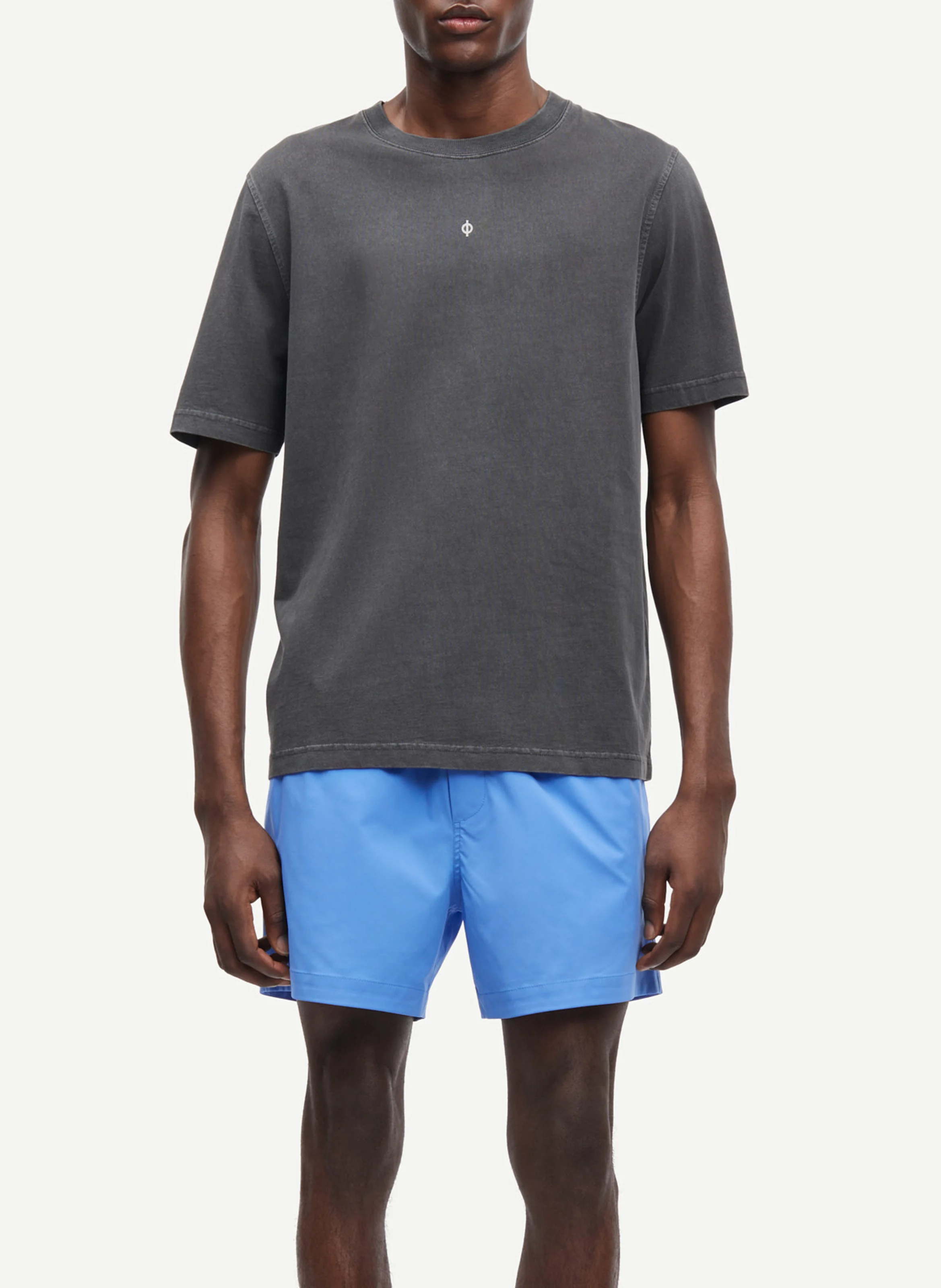 SAMSOE SAMSOE Straight-cut organic cotton T-shirt SAOLLIE Black