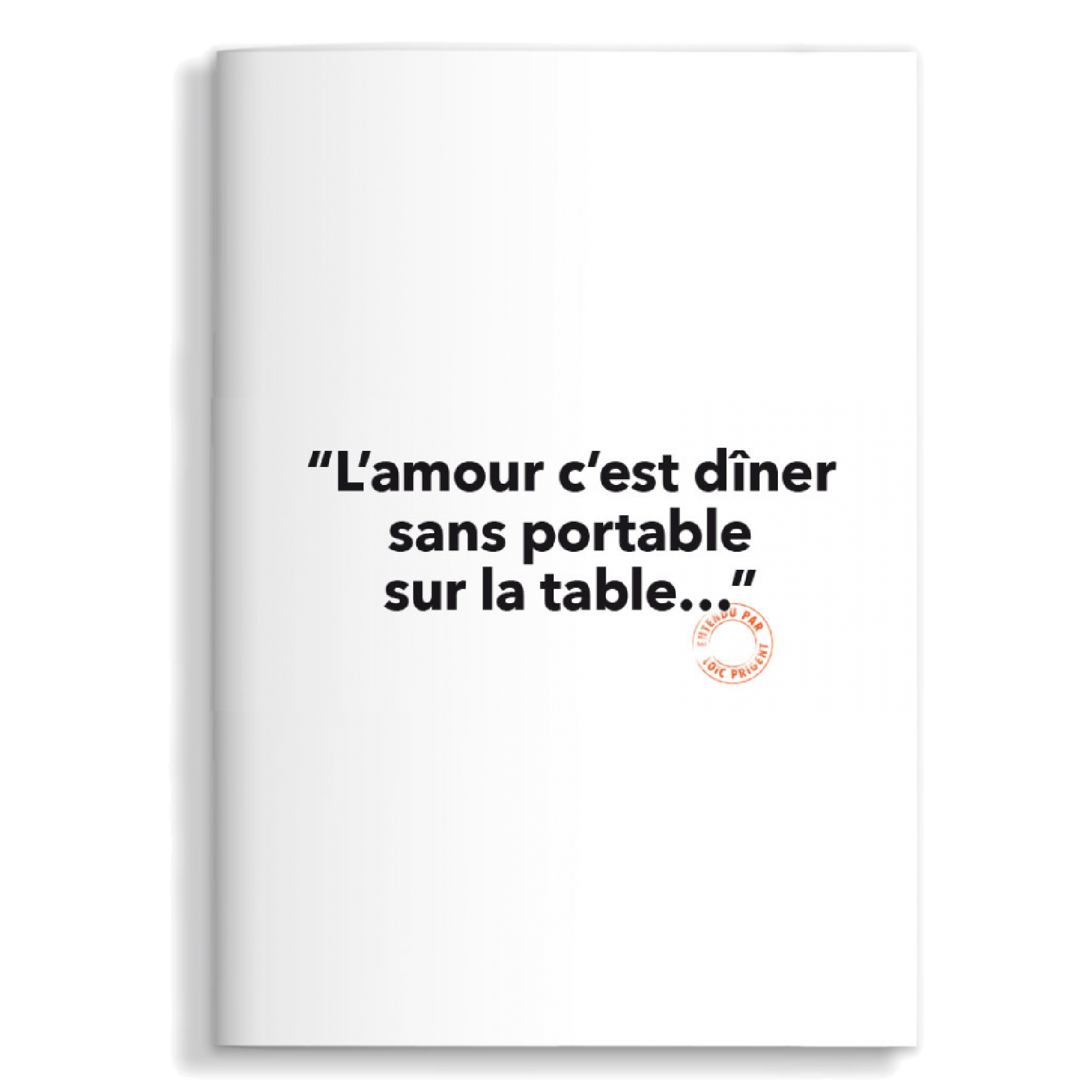 IMAGE REPUBLIC Message notebook x LoÃ¯c Prigent White