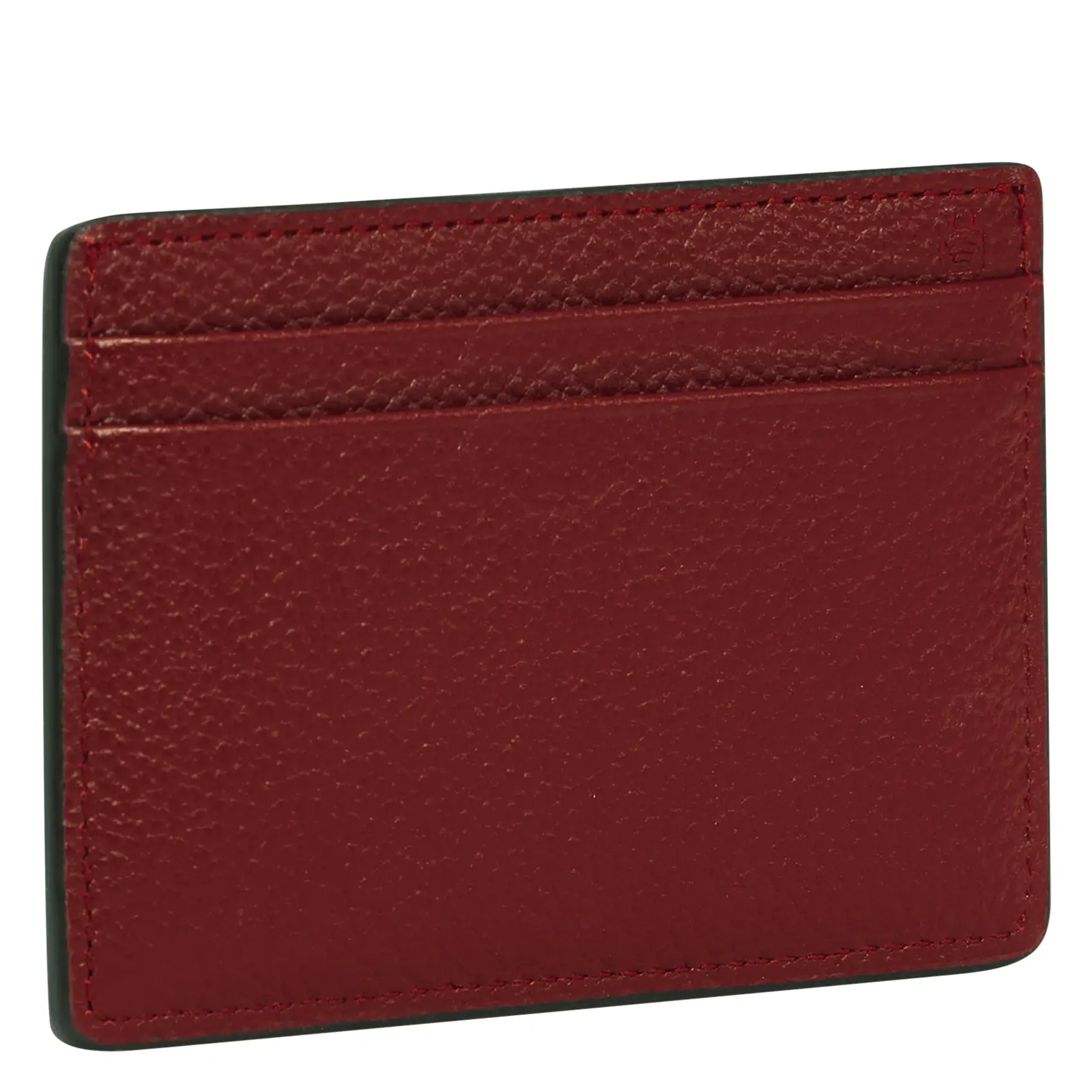 LE TANNEUR - 100% leather, - 6 cardholder slots, - 1 central compartment, - Size: L10 x H7 cm. EMILE Red 3 LE TANNEUR - 100% leather, - 6 cardholder slots, - 1 central compartment, - Size: L10 x H7 cm. EMILE Red