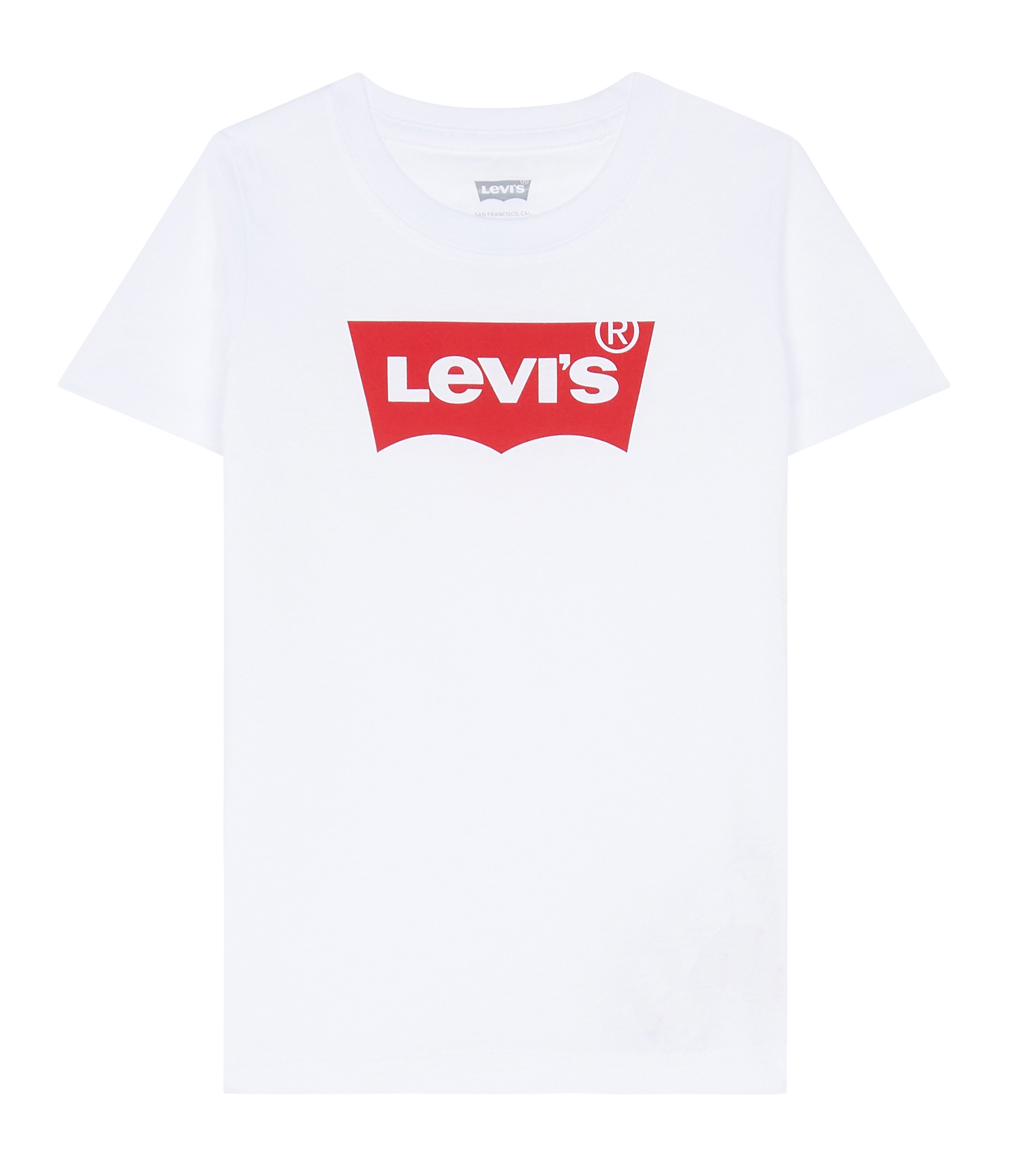 LEVI'S KIDS Straight cotton round-neck T-shirt Blue