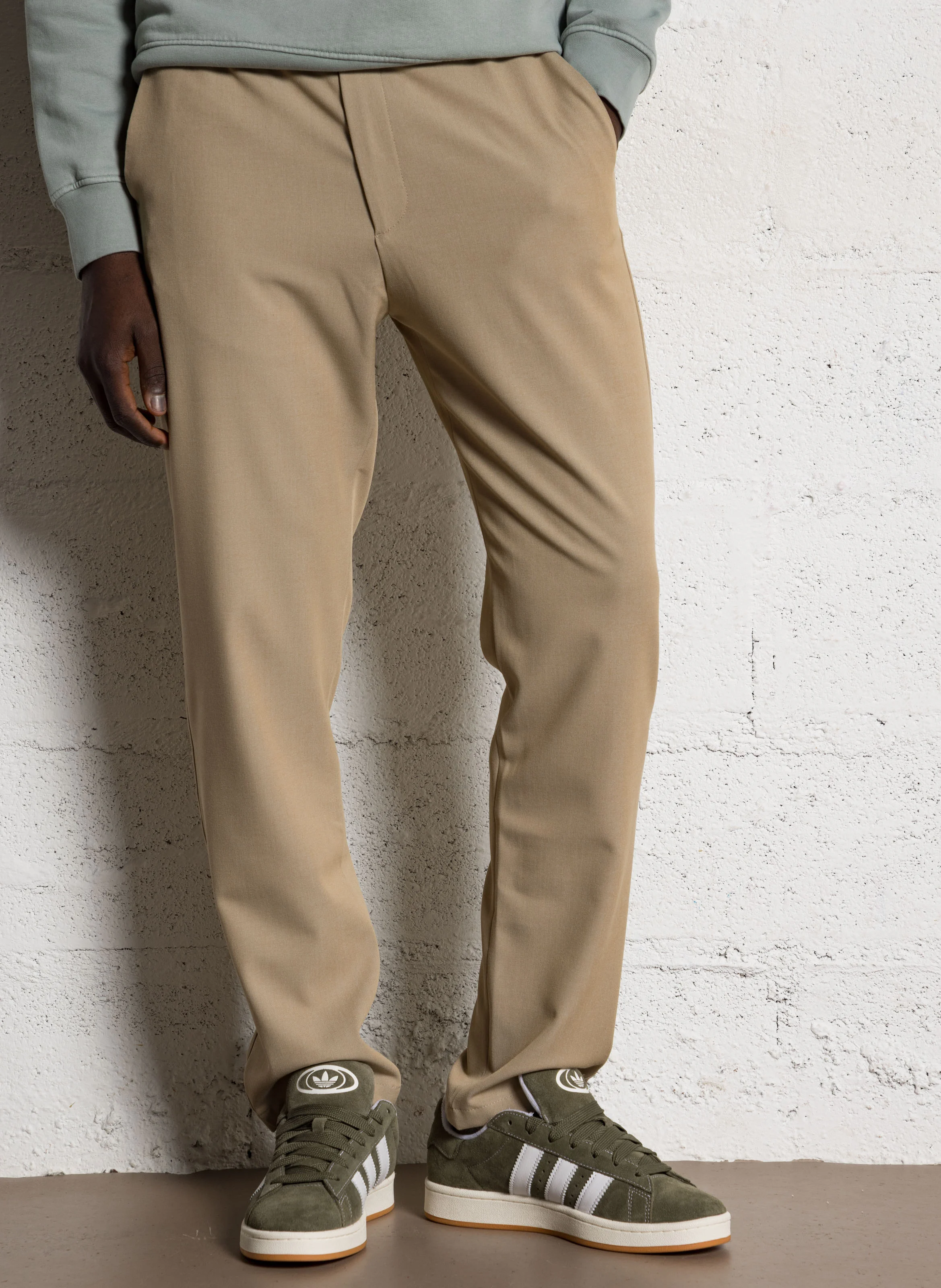 LES DEUX Carrot trousers COMO Beige
