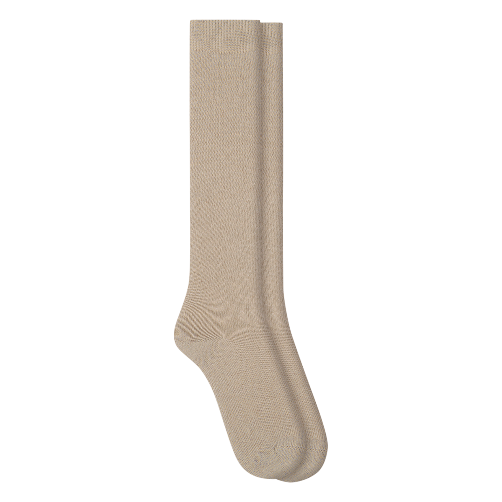 BLEUFORET Wool-blend knee-highs Beige