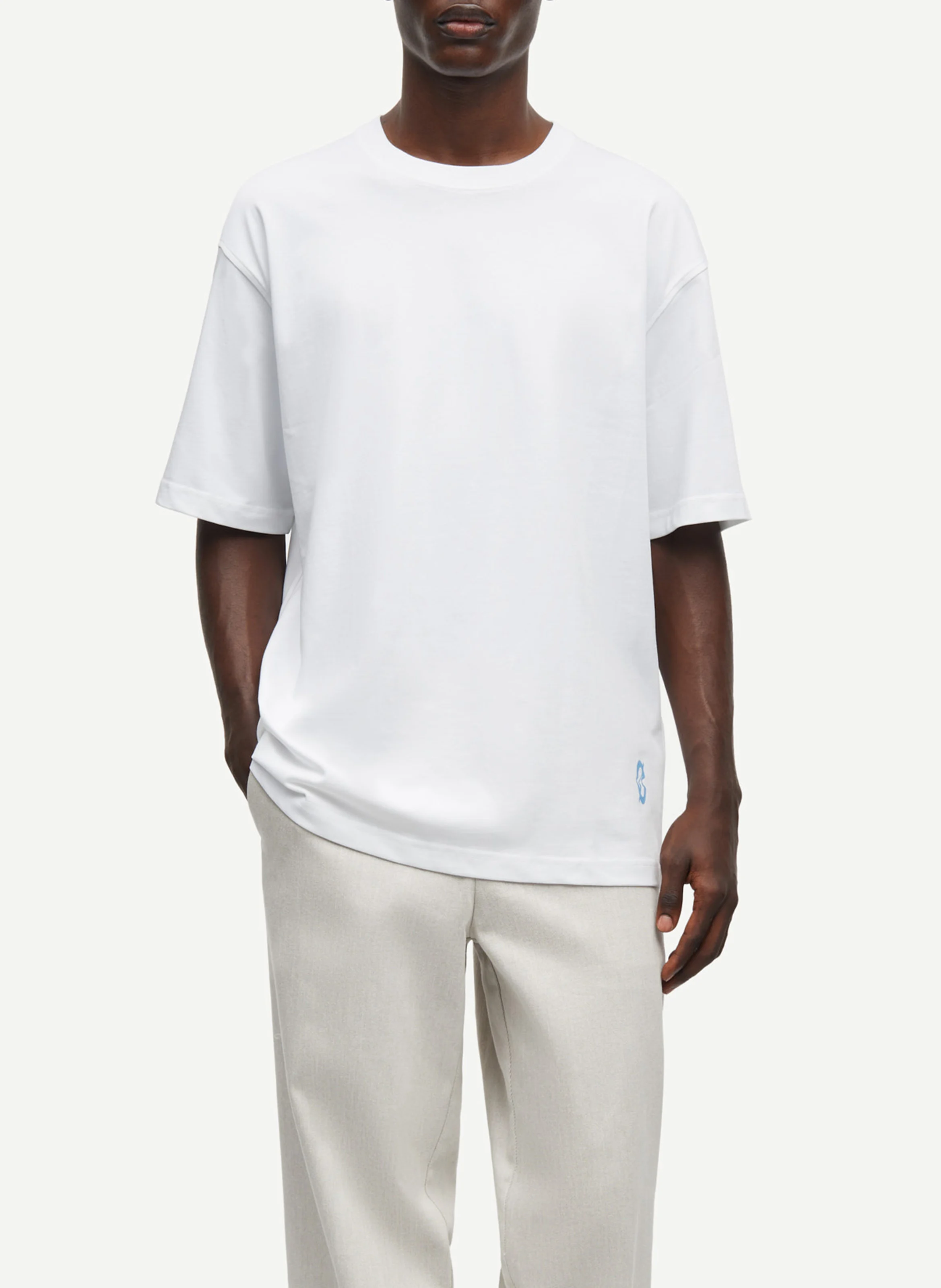 SAMSOE SAMSOE Straight-cut organic cotton T-shirt SASWIRL Multicolored