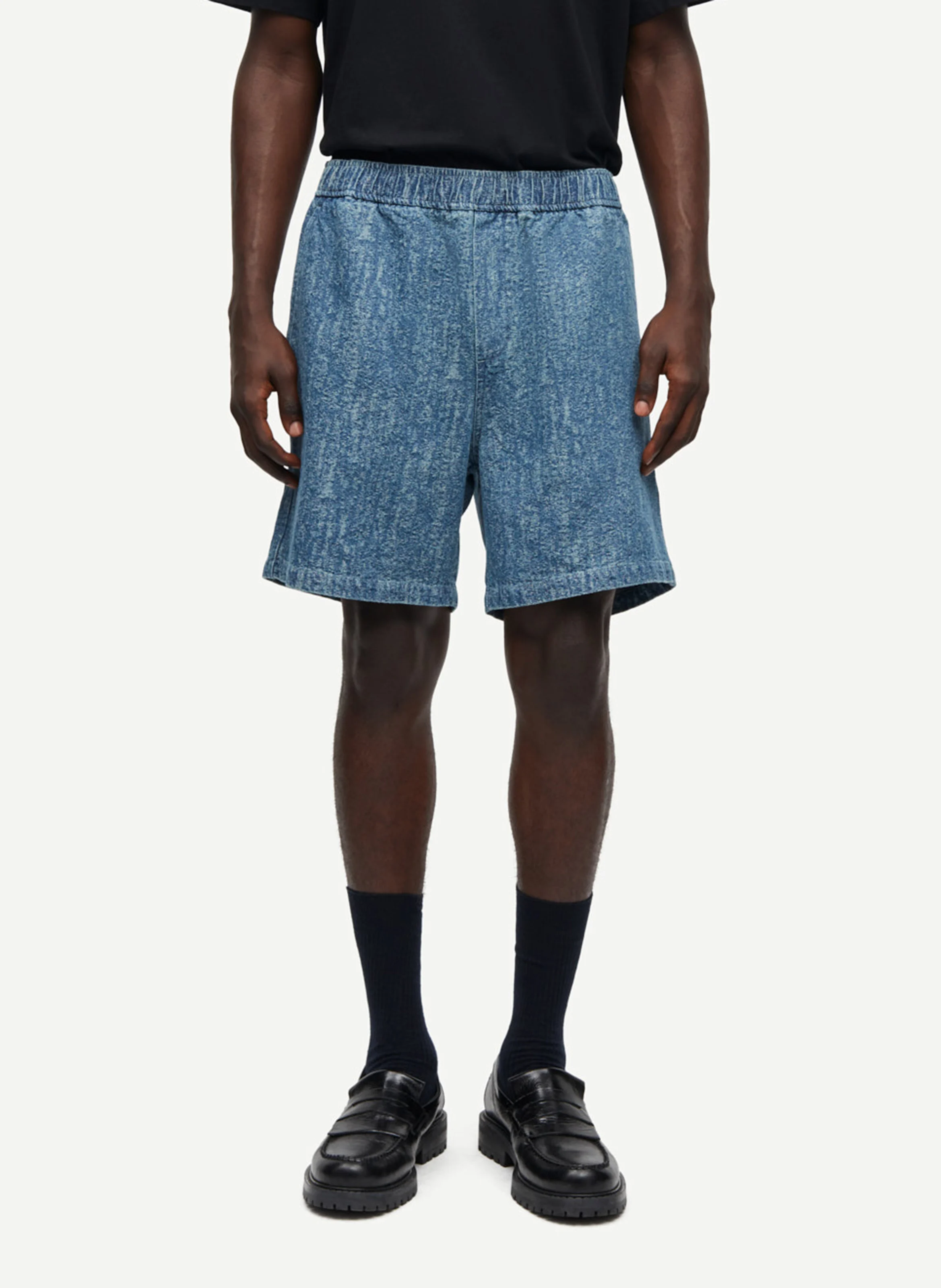 SAMSOE SAMSOE Cotton shorts SAJABARI Blue