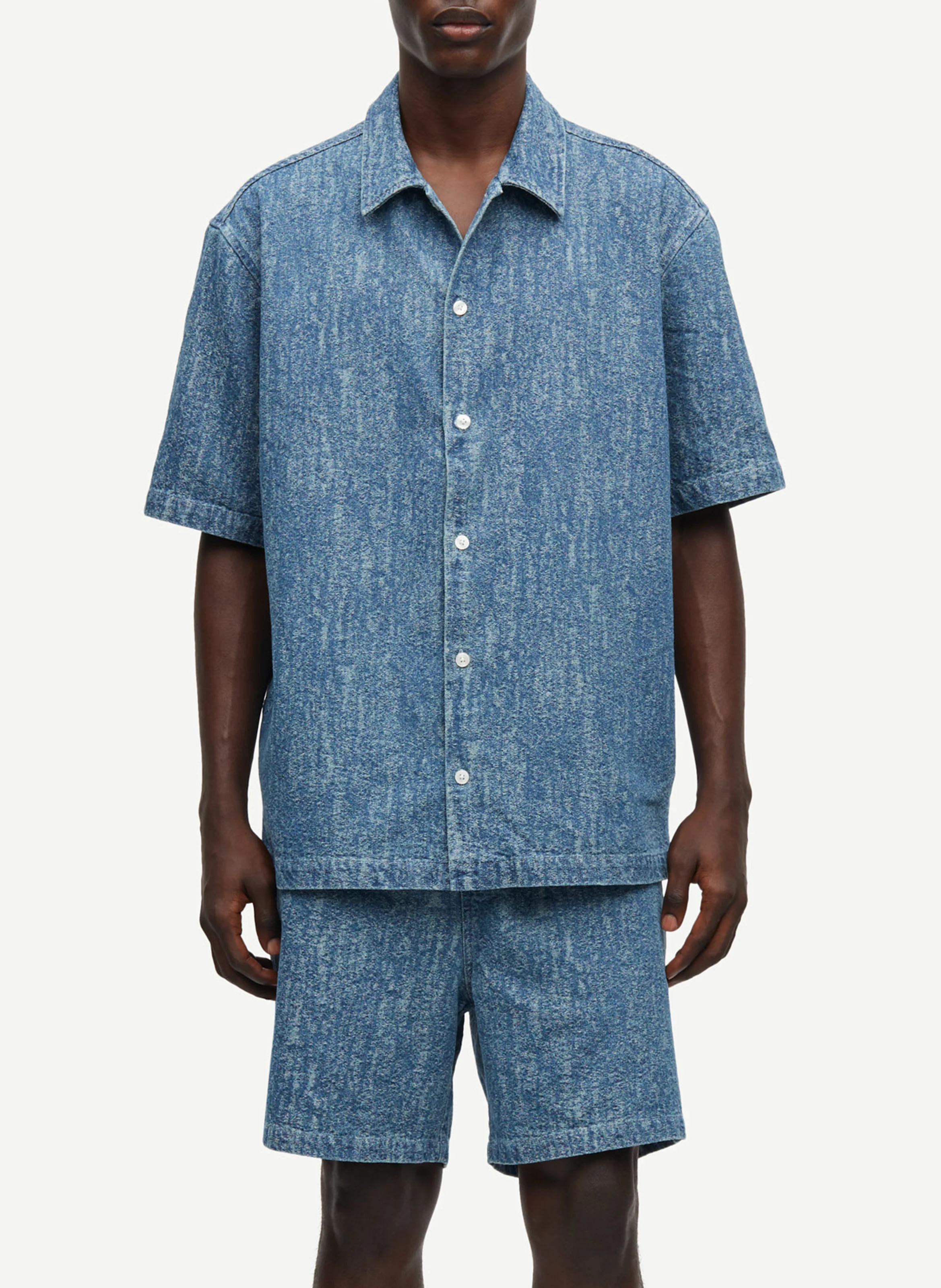 SAMSOE SAMSOE Bridget denim shirt SAAYO X Blue