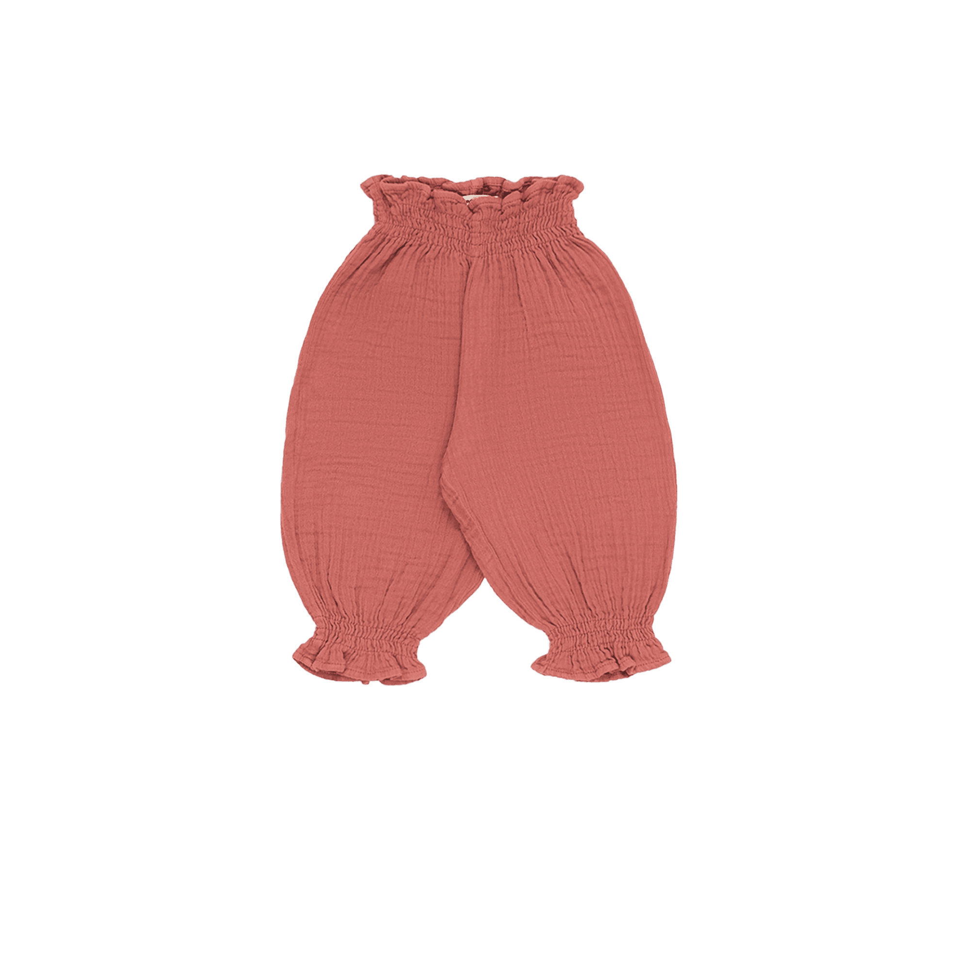THE NEW SOCIETY Cotton gauze balloon pants JULIETA Orange