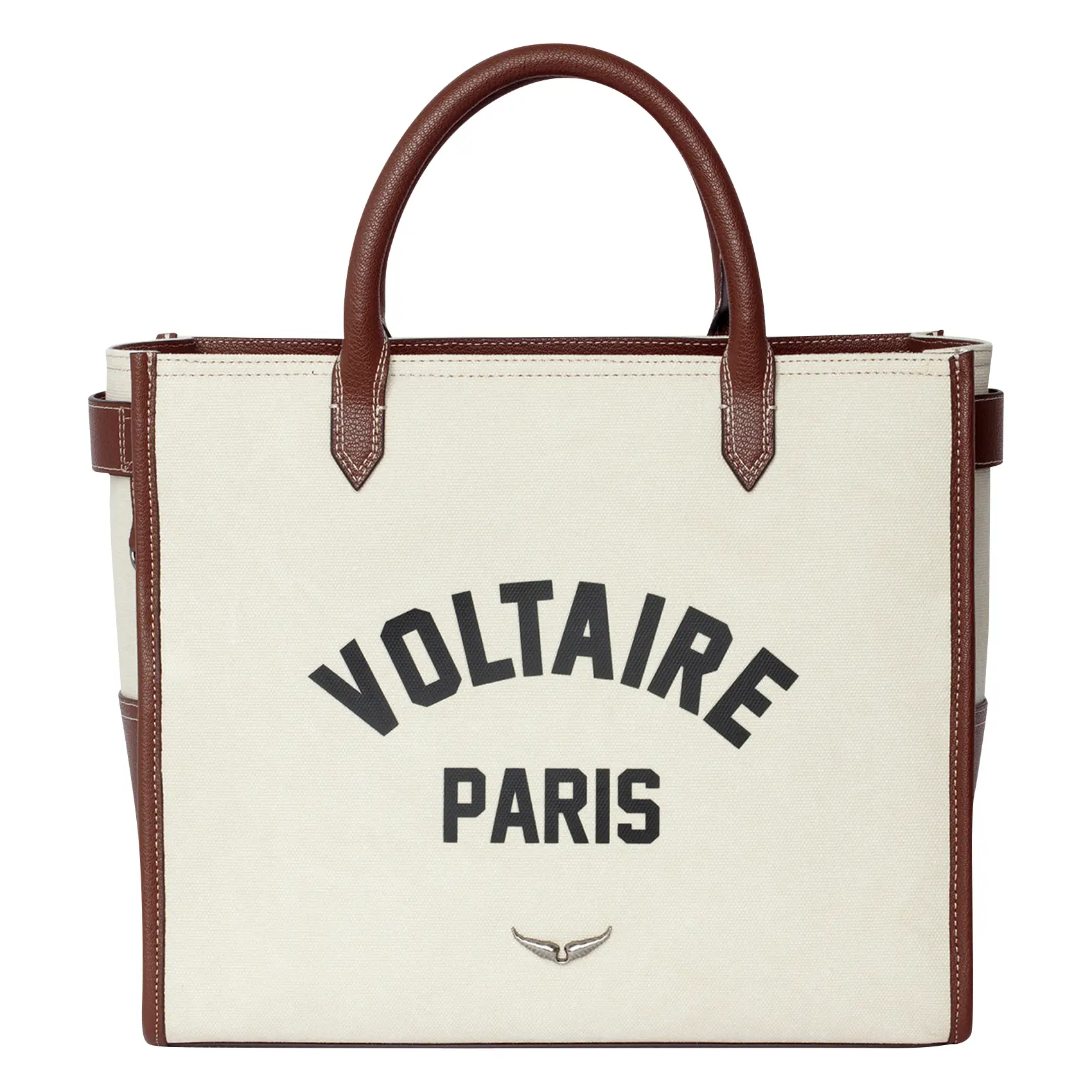 ZADIG&VOLTAIRE Cotton tote bag ANGEL White