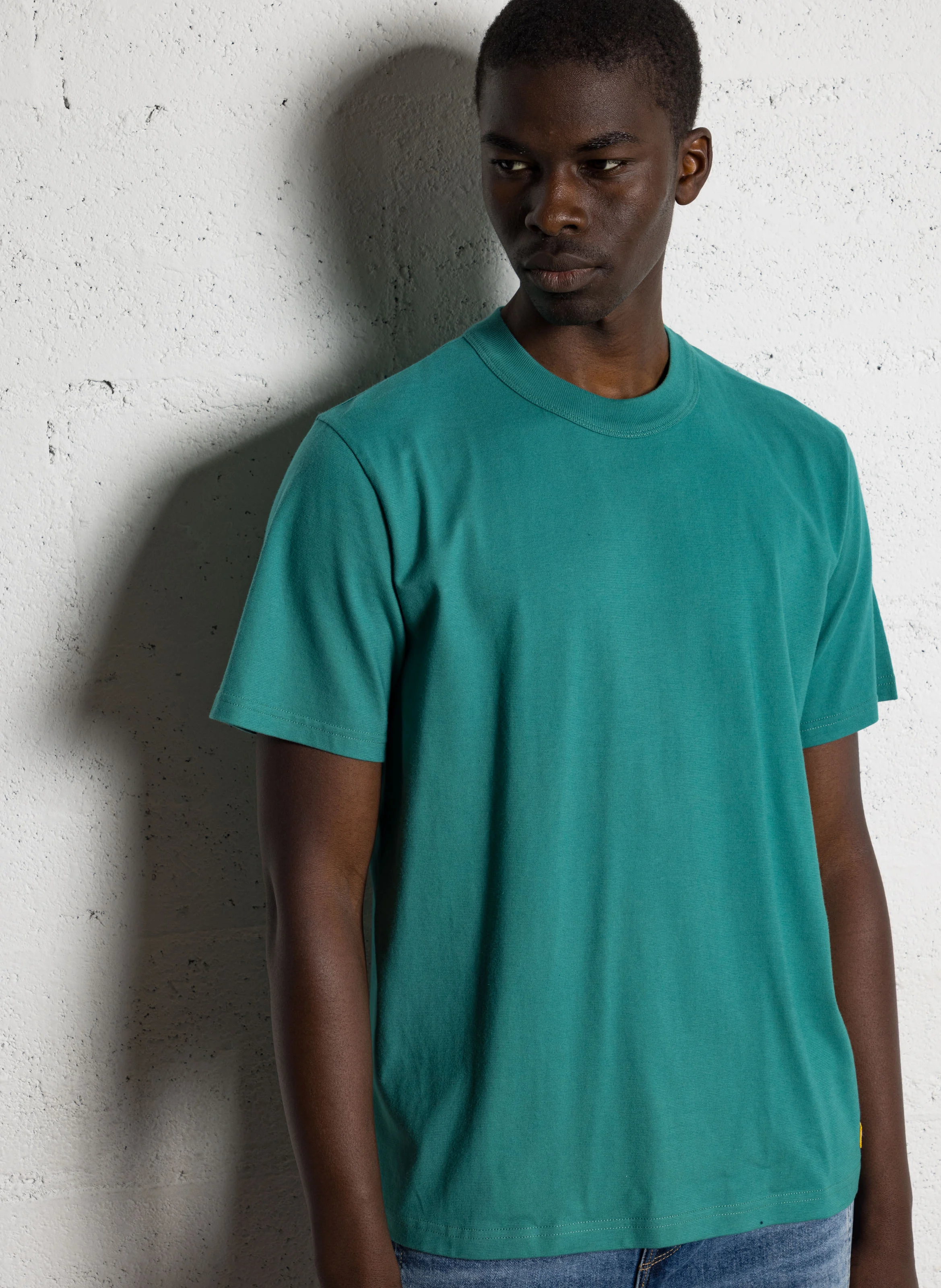 ARMOR LUX Straight cotton crew-neck T-shirt CALLAC Blue