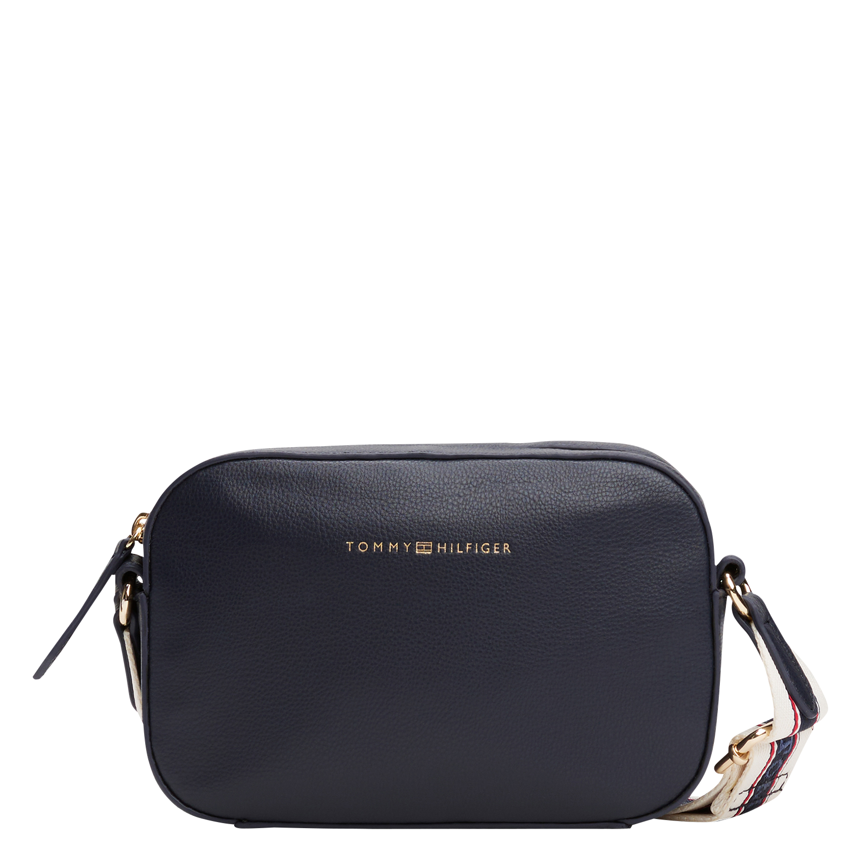 TOMMY HILFIGER Canvas logo shoulder bag Blue