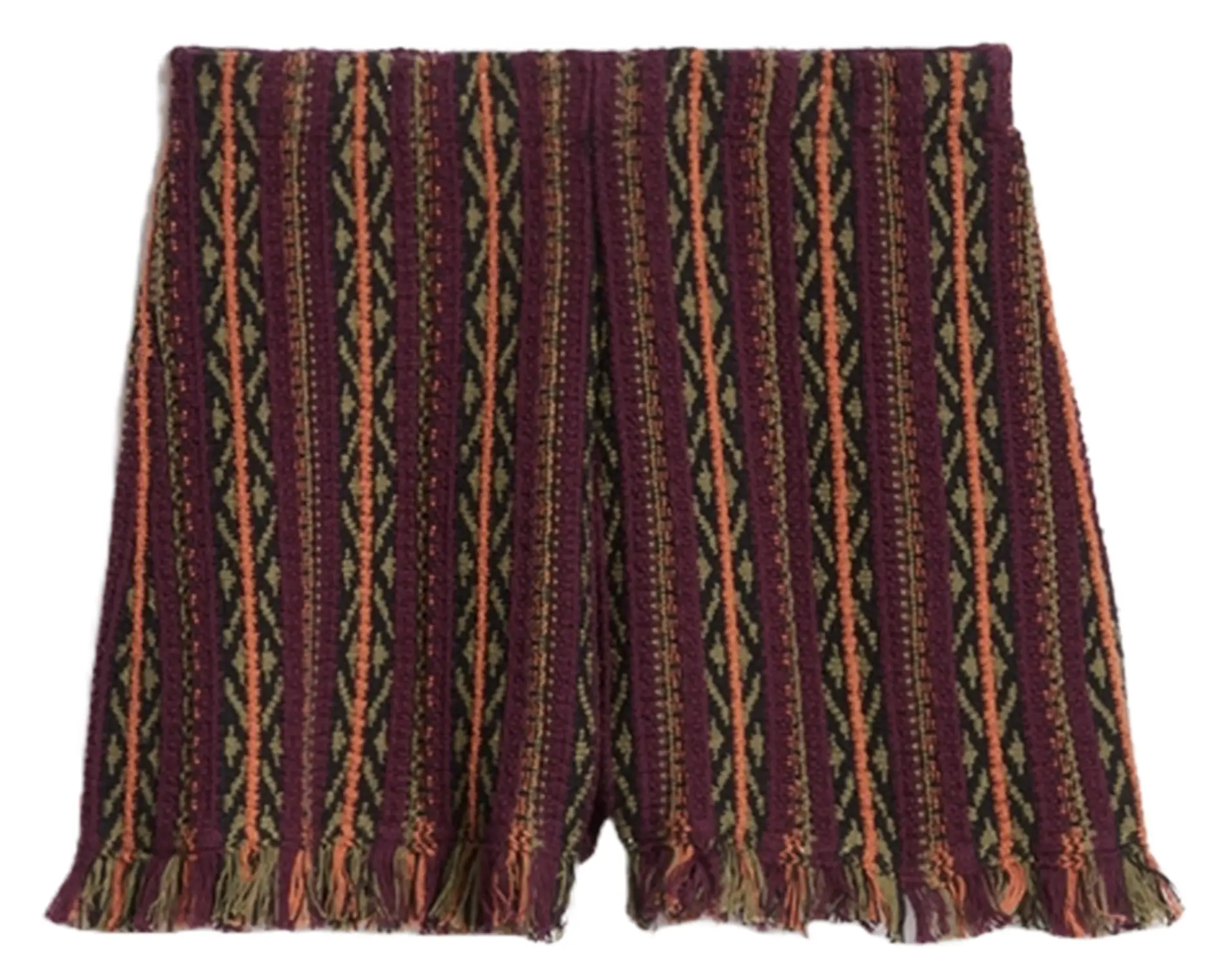 VANESSA BRUNO High-waisted shorts with stripes ESTONIA Multicolored