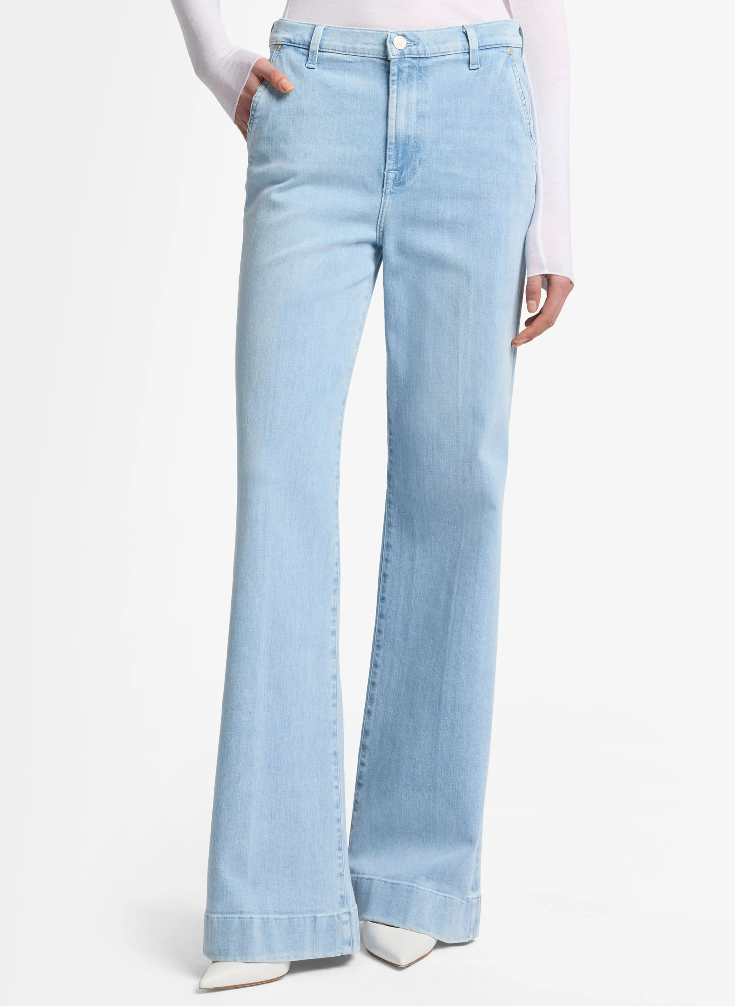 7 FOR ALL MANKIND Boot-cut jeans MODERN DOJO Blue