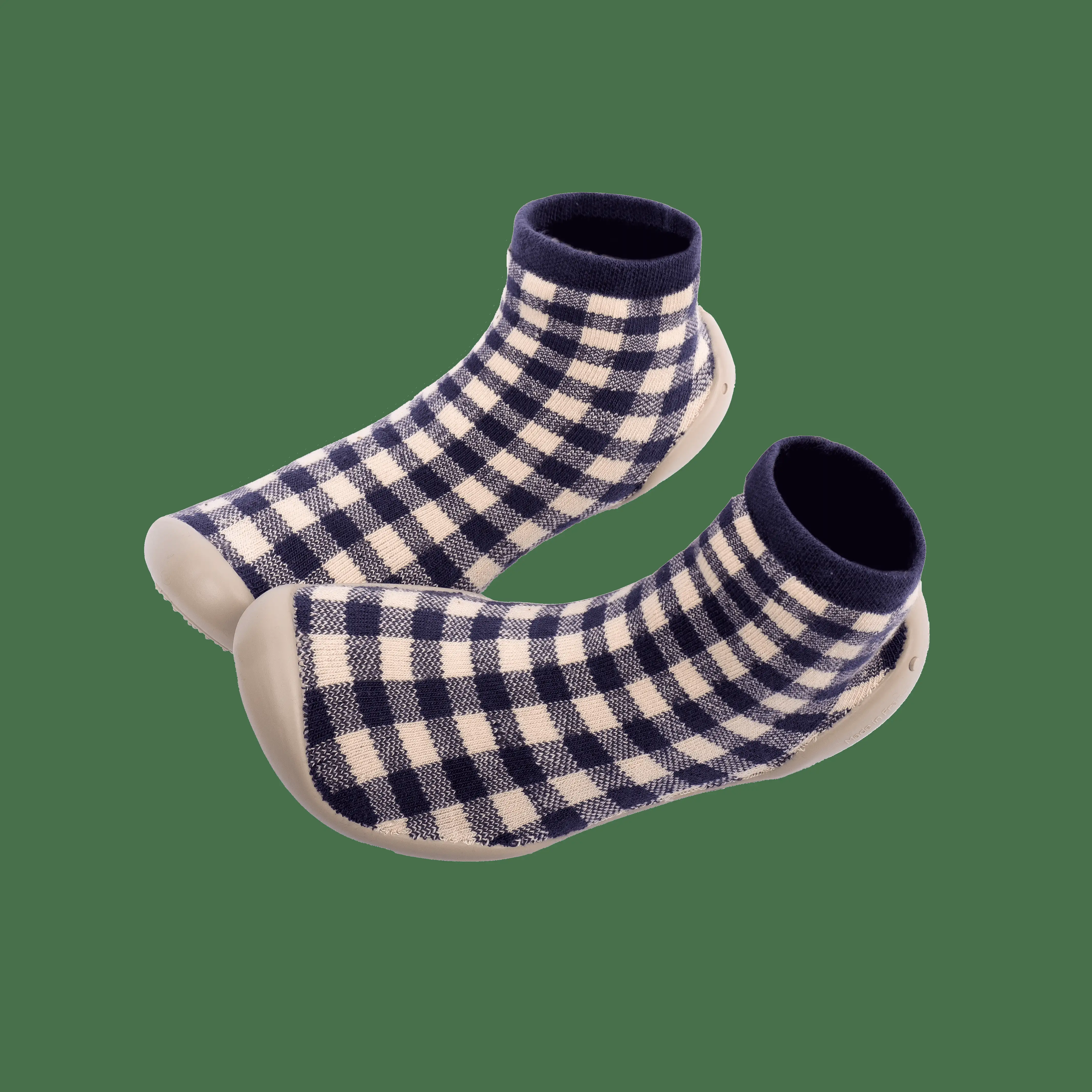 COLLEGIEN Cotton-blend sock slippers VICHY Multicolored